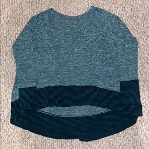 Free People Heather Green Long Sleeve